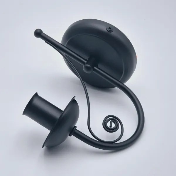 Applique DONATO 1xE14/40W/230V nero