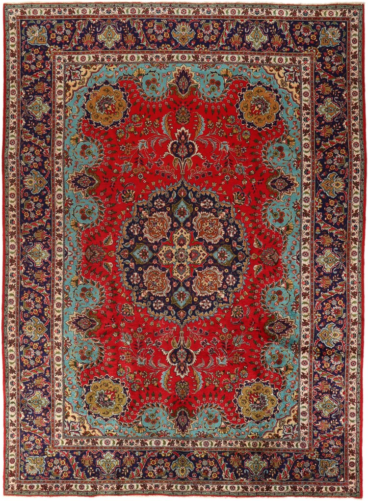 Tabriz Tappeto persiano 360 x 270 (Iran) Annodato A Mano