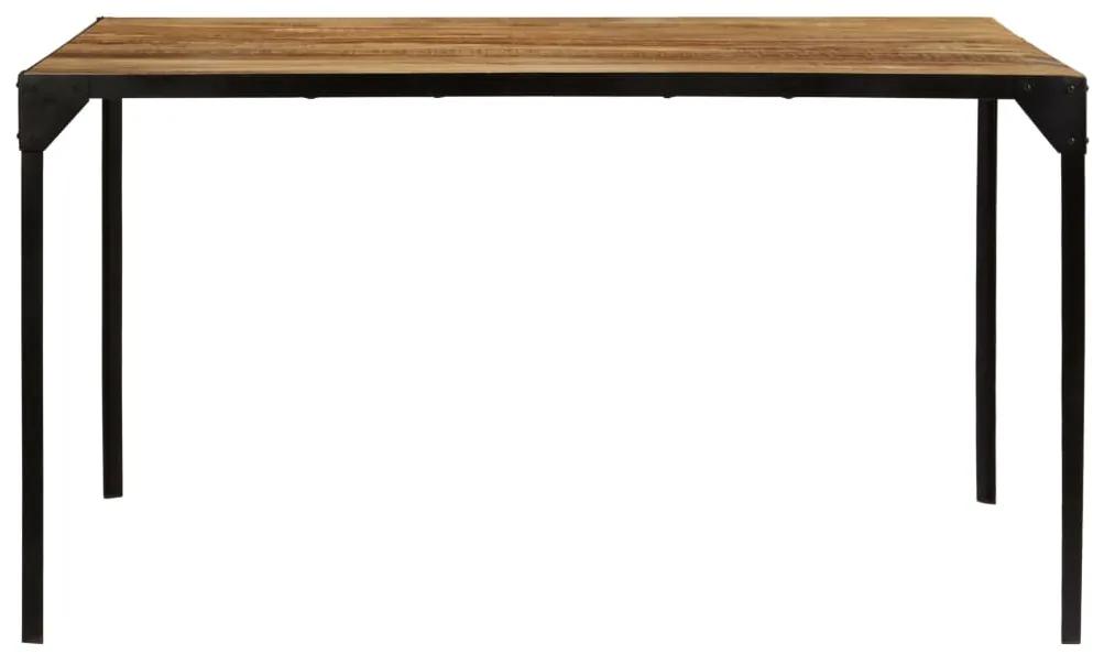 Tavolo da pranzo 140x140x76 cm in legno massello di mango
