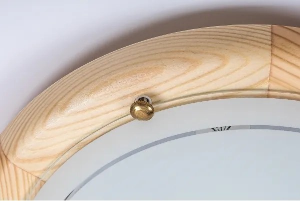 Brilagi - Plafoniera ORBIS 1xE27/60W/230V Ø 30 cm in pino