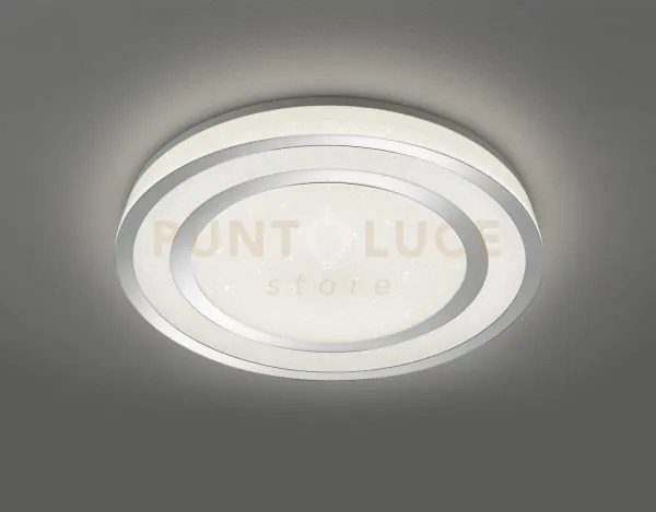 Noriaki plafoniera led 40w 4750lm, 3000 - 5000k tonda effetto cielo...