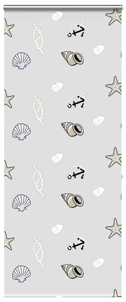 Tenda A Rullo Doccia Cassonetto 90x240 Cm Larghezza Tessuto /