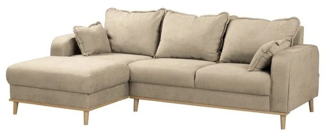 Divano angolare beige (angolo sinistro) Beata - Ropez