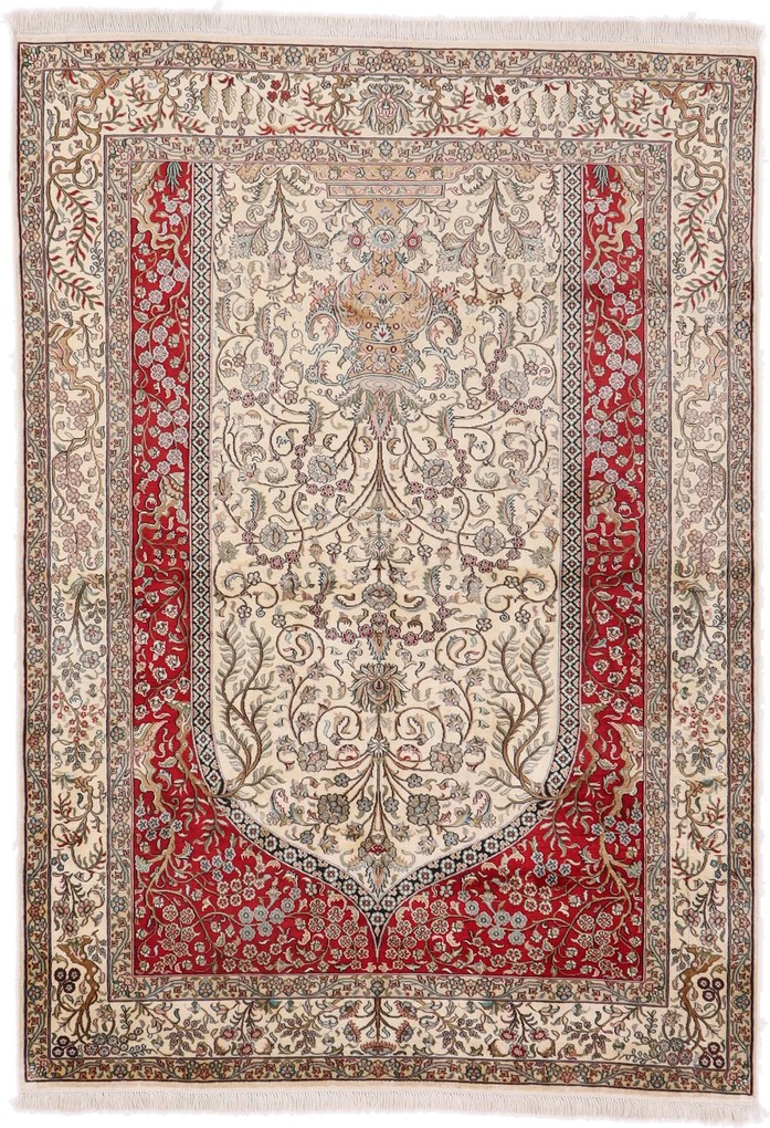 Kashmir Tappeto orientale 220 x 150 (Indian) Annodato A Mano