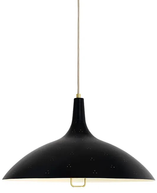 1965 Lampada a Sospensione Ottone/Nero - GUBI