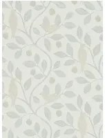 Florale Tapete Damson Tree von Sanderson - Mineral/ Dove