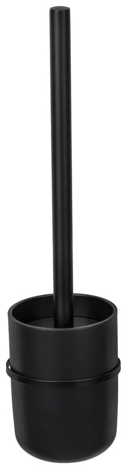 Scopino nero autoportante in plastica Carpino - Wenko