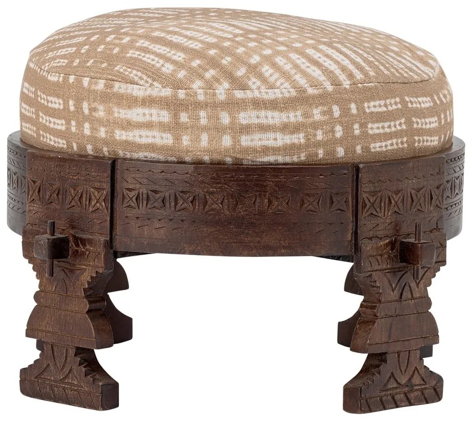 Sgabello beige-marrone scuro Paloma - Bloomingville