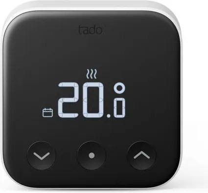 Termostato intelligente e connesso a parete WIFI TADO nero
