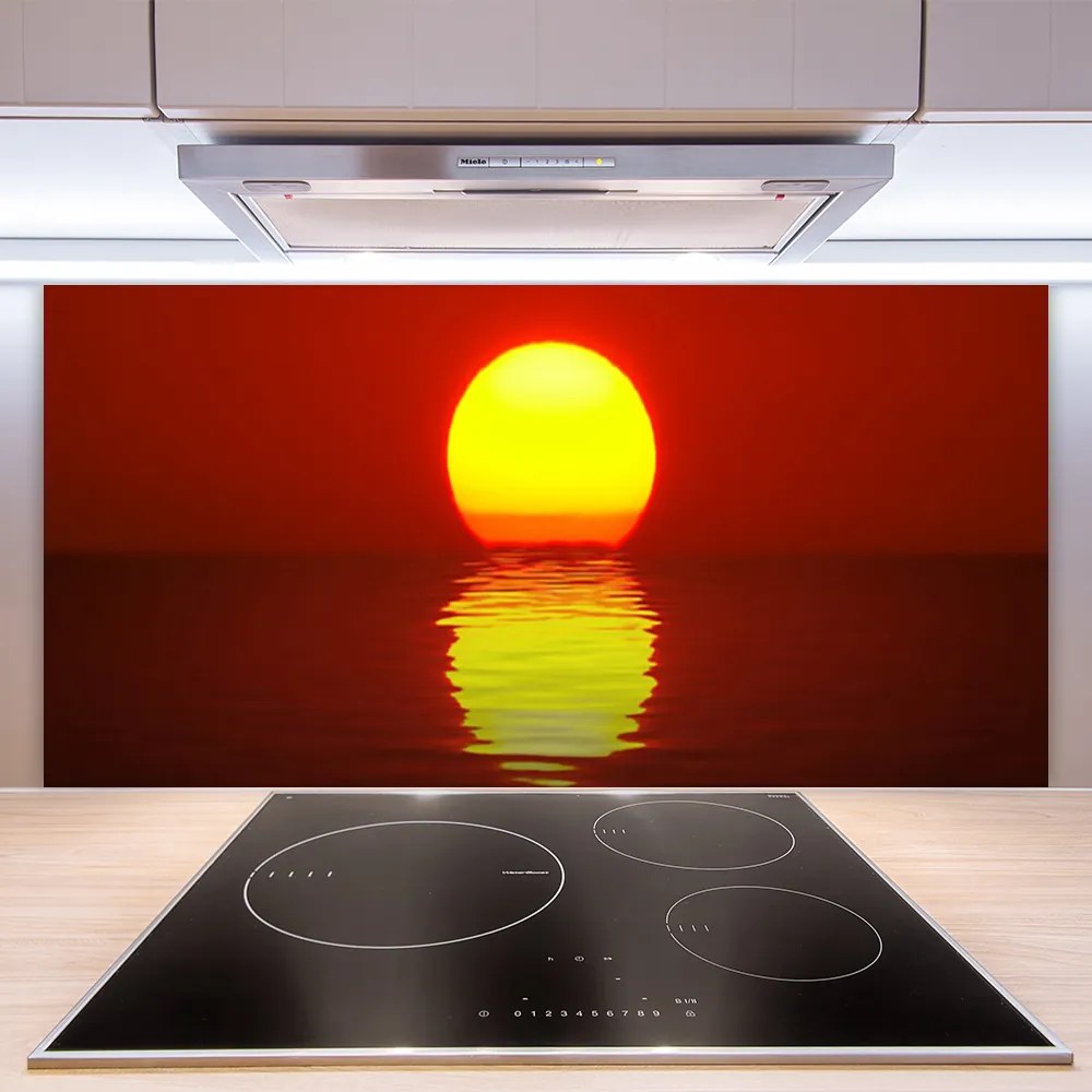 Pannello paraschizzi cucina Paesaggio al tramonto 120x60 cm