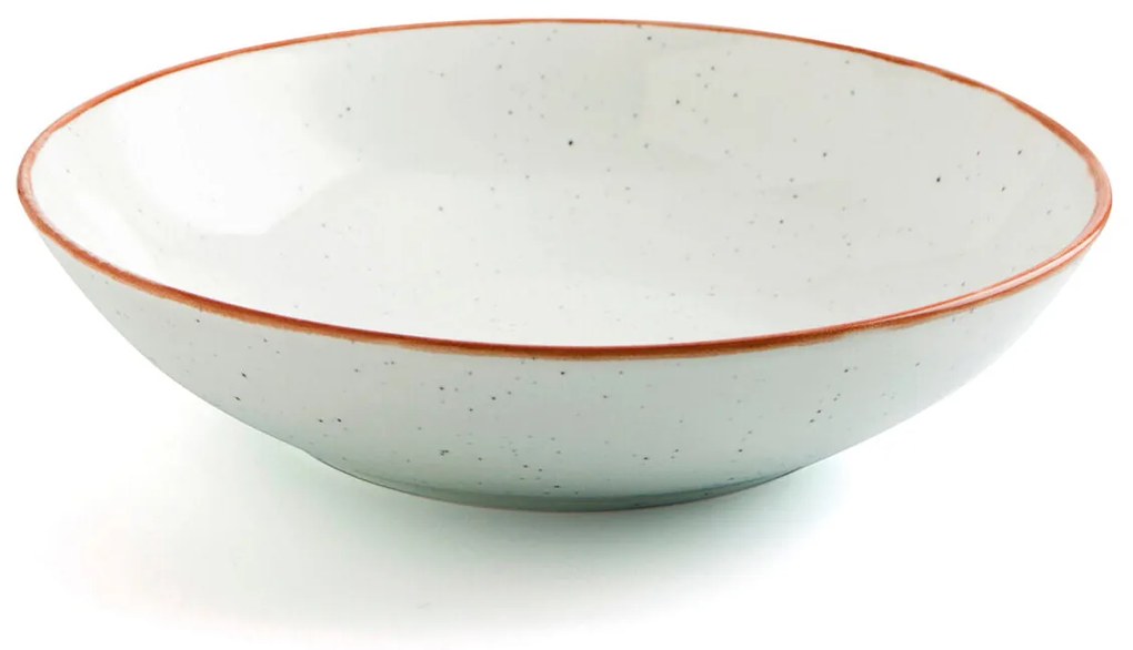 Piatto Fondo Ariane Terra Ceramica Beige (Ø 21 cm) (6 Unità)