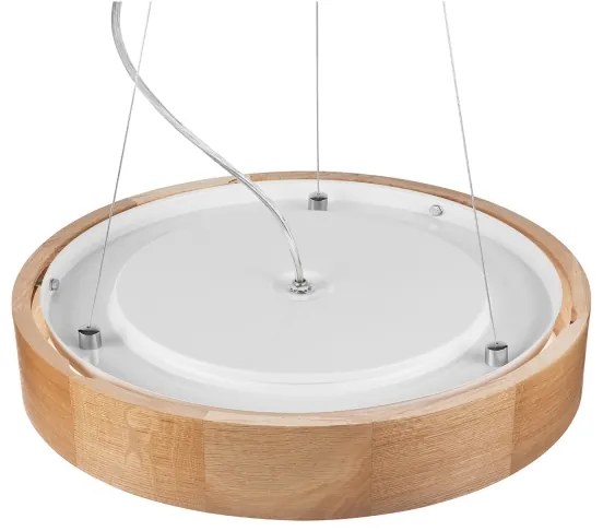Lampadario a cavo OAK 3xE27/60W/230V rovere Ø 47,5 cm