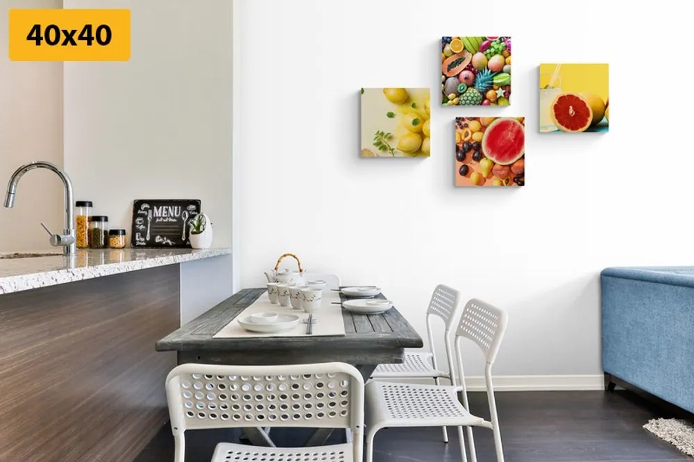 Set di quadri – Frutta vivace