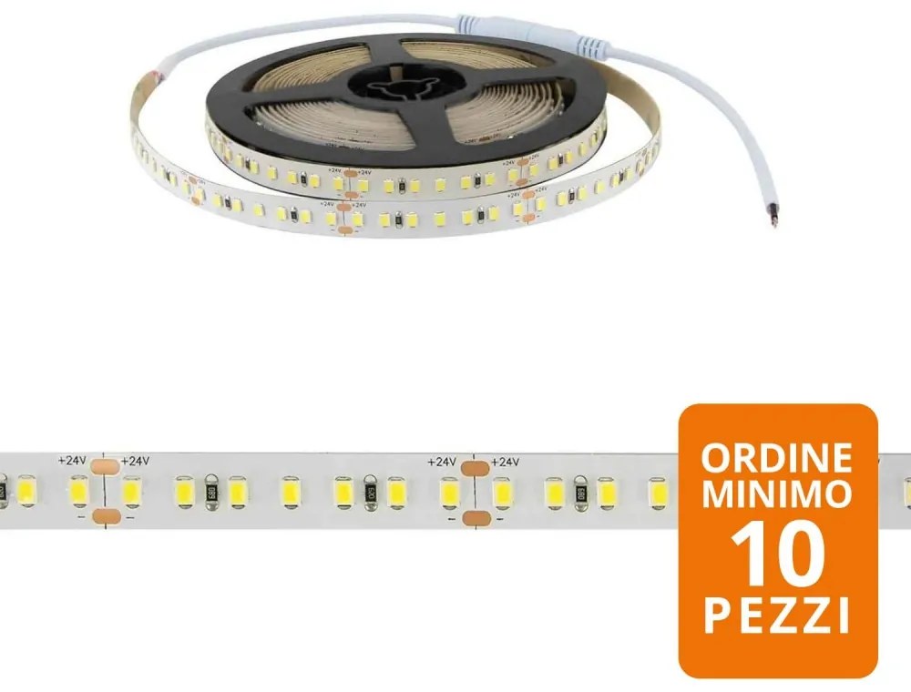 Striscia LED PRO 2835/140 IP20 15W/m 5m 24V Offerta PACK - Minimo 10pz Colore  Bianco Caldo 2.700K