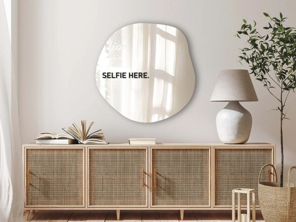 Adesivo per specchio S22 – SELFIE HERE.