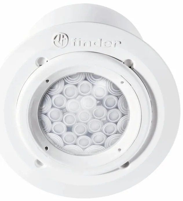 Sensore di movimento a infrarossi FINDER per interno con sensore crepuscolare, angolo di rilevamento 360°, fino a 8 mt