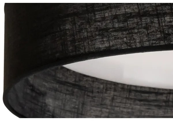 Duolla - Plafoniera LED ROLLER LED/24W/230V diametro 45 cm nero