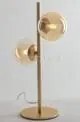 Lume honey oro 2 luci attacco g9 23,4x14x40cm in metallo e vetro so...
