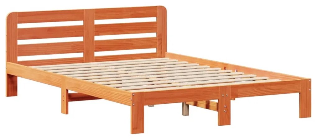 Letto senza materasso marrone cera 120x190 cm in legno di pino