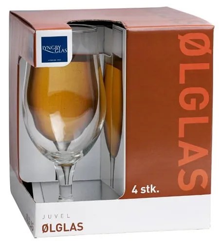 Bicchieri da birra in set da 4 490 ml Juvel - Lyngby Glas