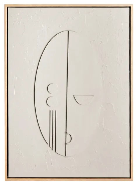 "L'Oca Nera" quadro con cornice stile etno chic cm 53 x 73