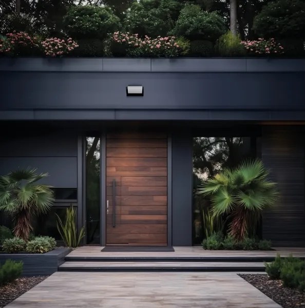 Kanlux 45819- Lampada da parete LED per esterni con sensore XERTO LED/20W/230V IP44 nero