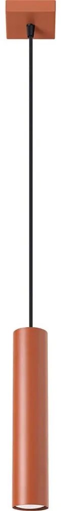 Sollux SL.1489 - Lampadario a sospensione con filo LAGOS 1xGU10/10W/230V rosso