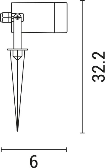 Lampada da esterno 1xGU10/5W/230V IP65 bianco