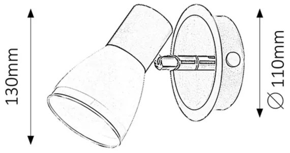 Rabalux 5976 - Faretto ATI E14/15W
