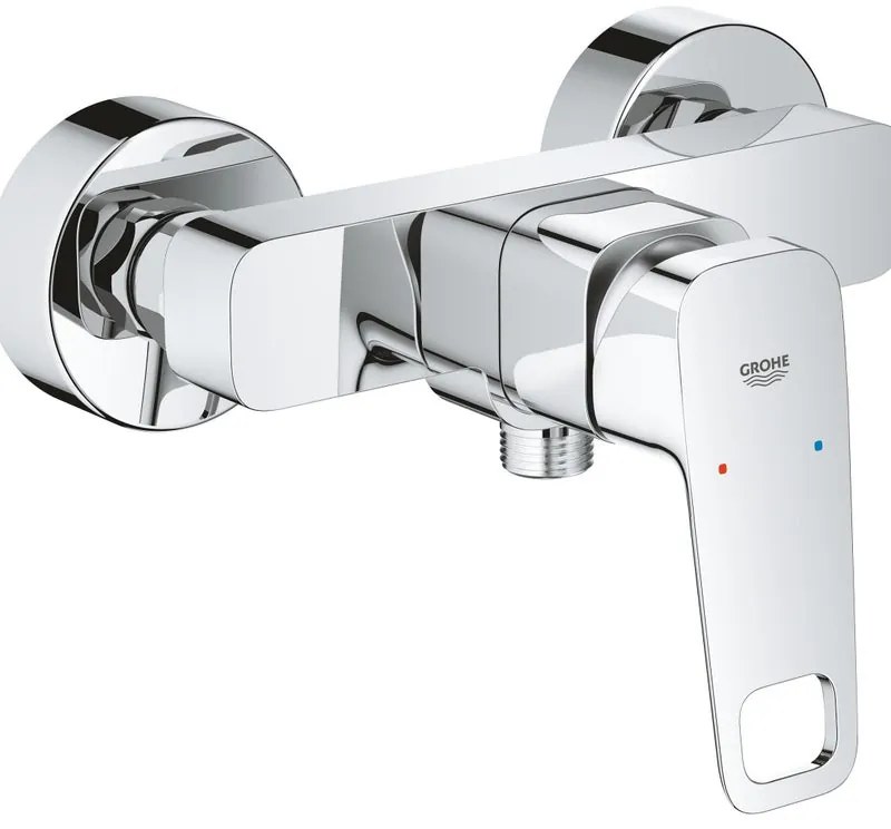 Rubinetto per doccia getto aerato monocomando Clova Pulse cromo lucido GROHE