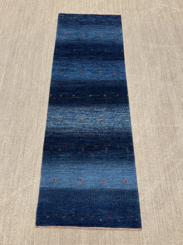 Loribaft Tappeto persiano 230x80 Blu (Iran) Annodato A Mano