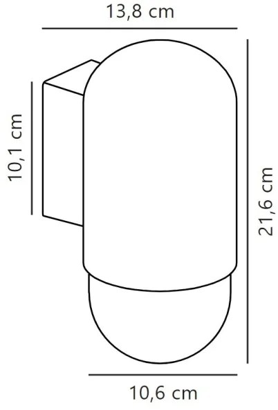 Nordlux - Applique da esterno HEKA 1xE27/60W/230V IP54 beige