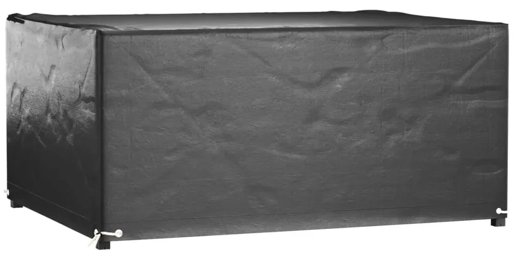 Copri mobili giardino 2pz 8 occhielli 180x135x80cm rettangolare