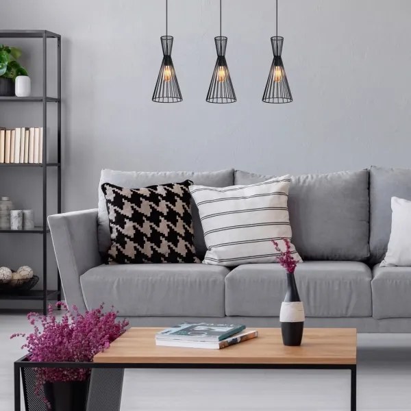 Rabalux 72005 - Lampadario a stelo LEANDROS 1xE27/60W/230V