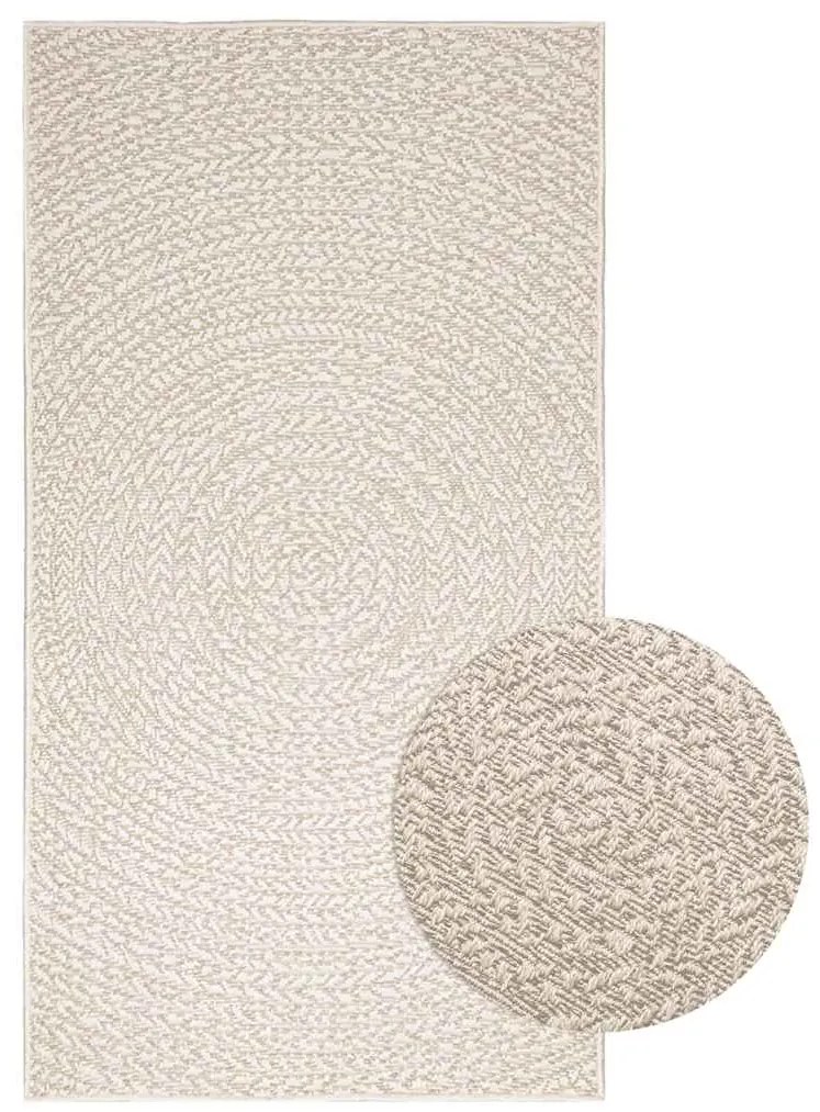 Tappeto Zızur Crema 80x150 Cm Aspetto Iuta Interni Ed Esterni /