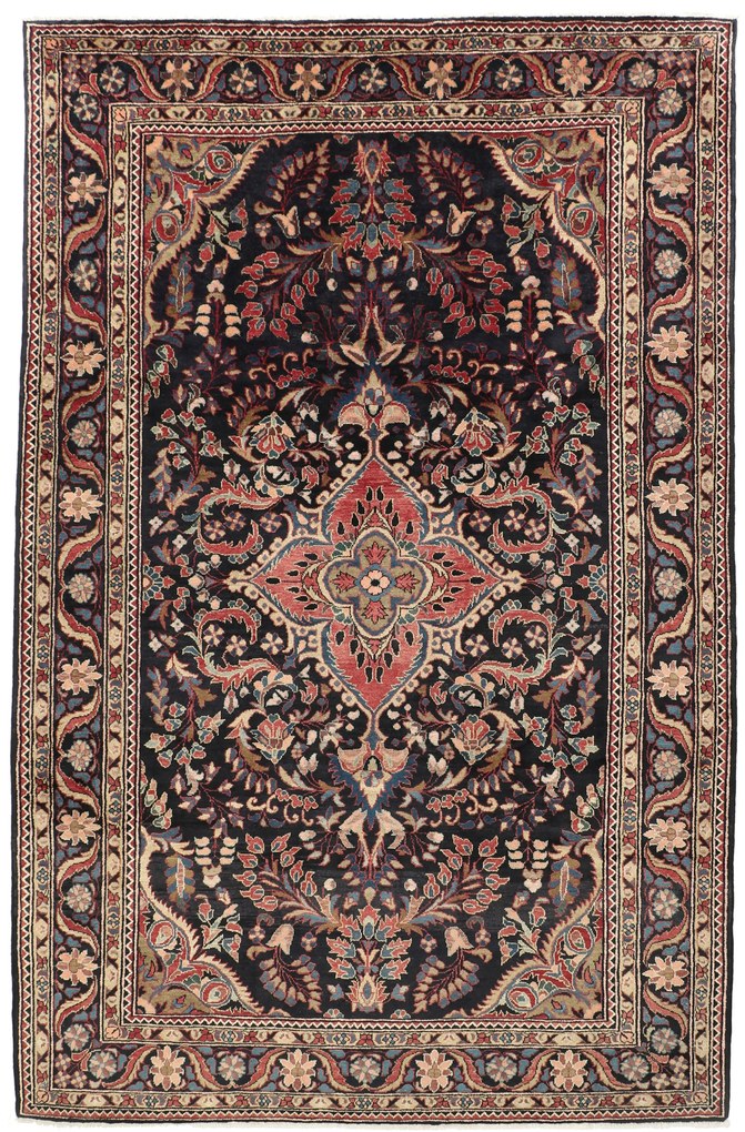 Heriz Tappeto 220 x 350 (Iran) Annodato A Mano
