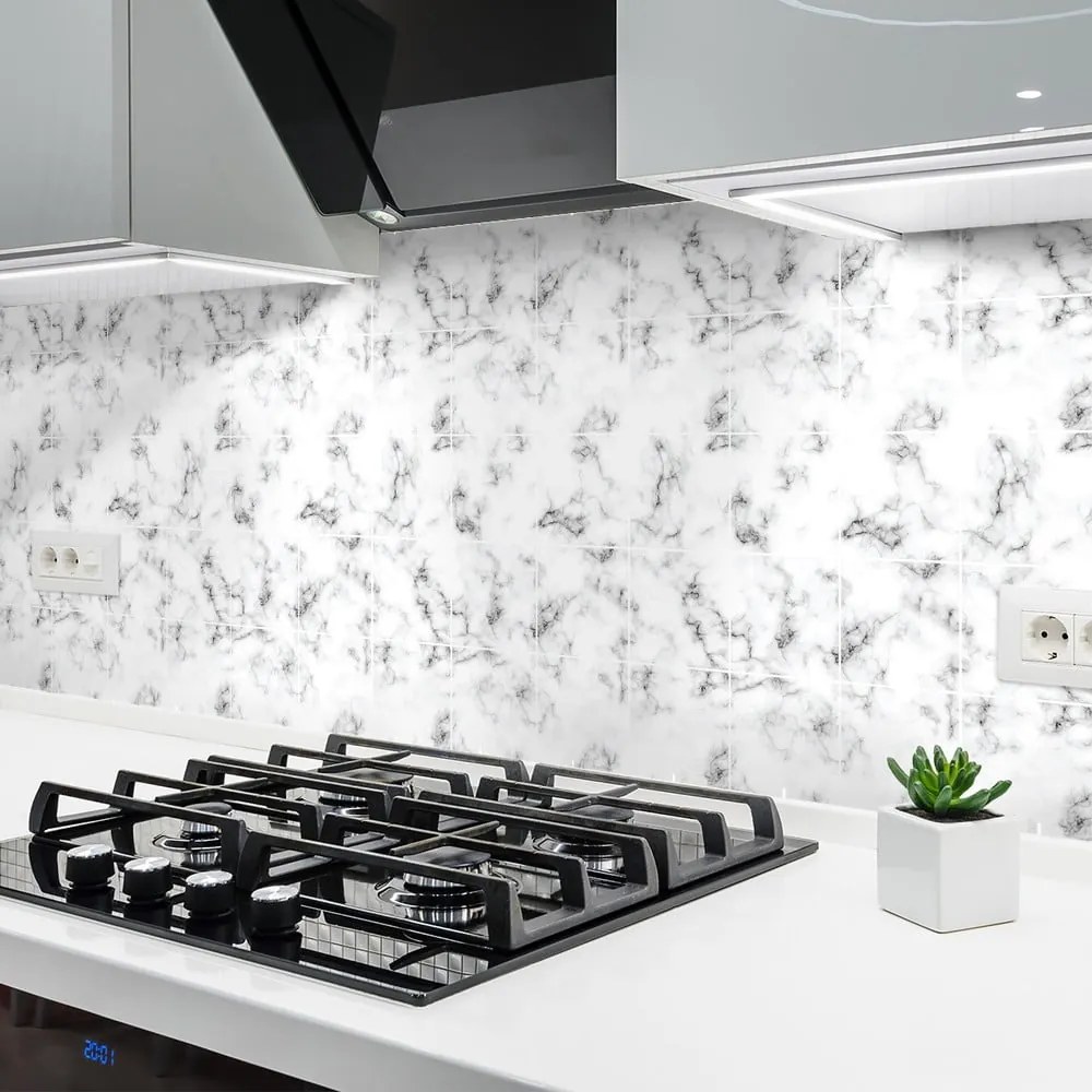 Set di adesivi per piastrelle 24 pz 10x10 cm Marble – Ambiance