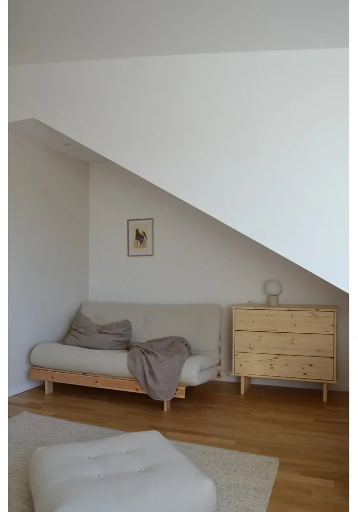 Cassettiera in legno di pino naturale Kommo - Karup Design