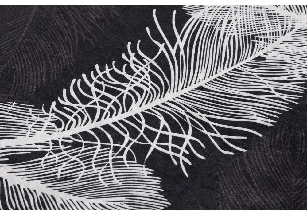 Set di tappetini per il bagno color antracite 2 pz 60x100 cm Alisan – Foutastic