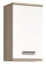 Mobile da bagno a parete VENOM bianco/rovere Sonoma