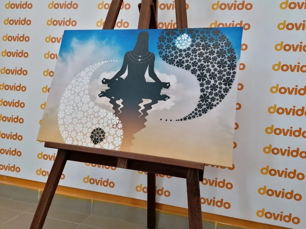 Quadro su tela – Yoga del Jin e Jang