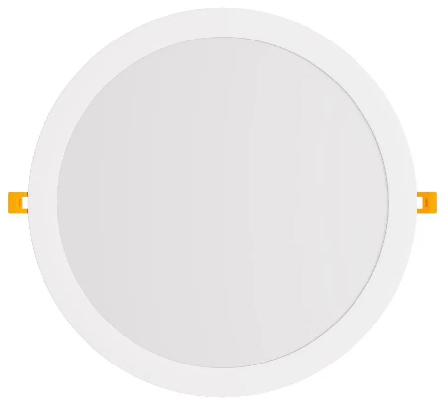 Pannello LED Rotondo 30W, 3.000lm, no Flickering, Foro Ø278-285mm Colore Bianco Caldo 3.000K