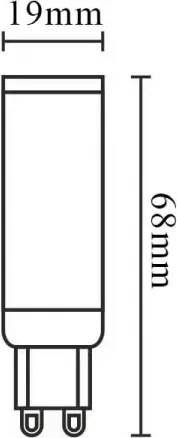 Lampadina LED dimmerabile G9/6W/230V 6000K