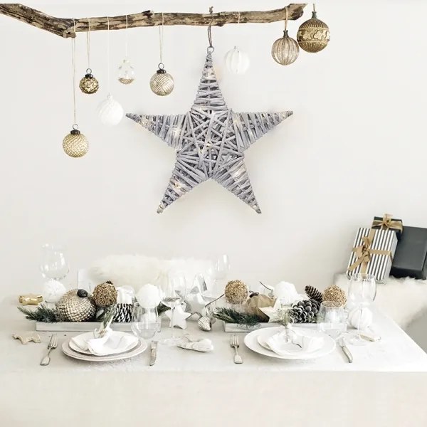 Solight 1V246 - Decorazione natalizia LED LED/2xrattan AA