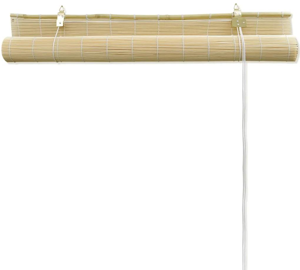Tende a Rullo in Bambù Naturale 140x160 cm