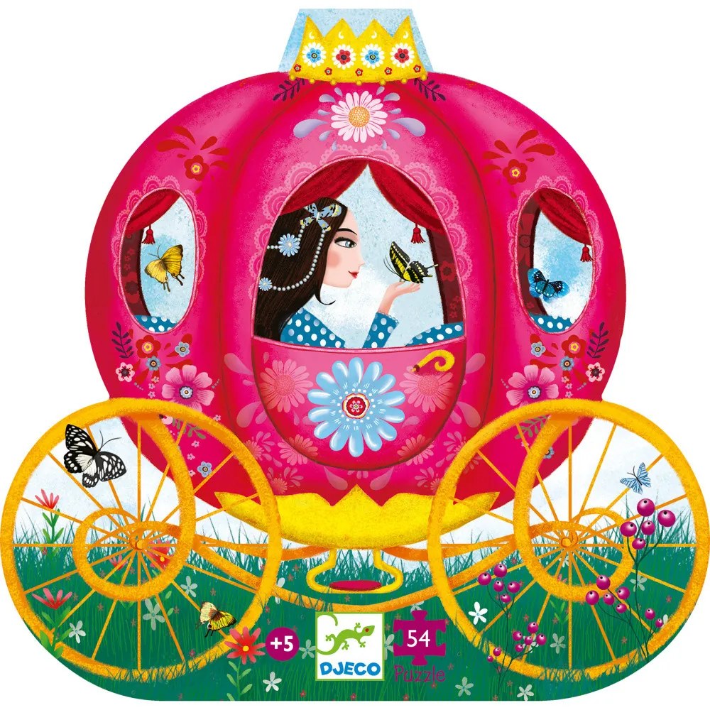 Puzzle - carrozza reale - 54 pezzi