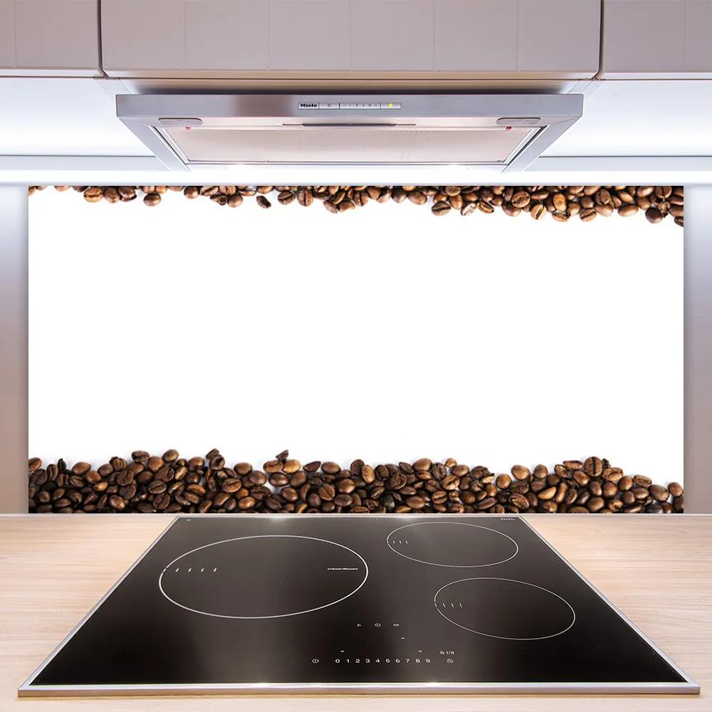 Pannello paraschizzi cucina Cucina in chicchi di caffè 100x50 cm