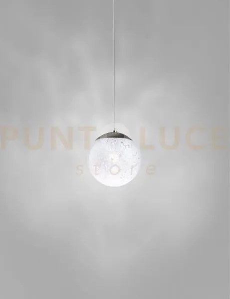 Rina sospensione 16 bianco murrina nickel nero satinato 1 luce atta...
