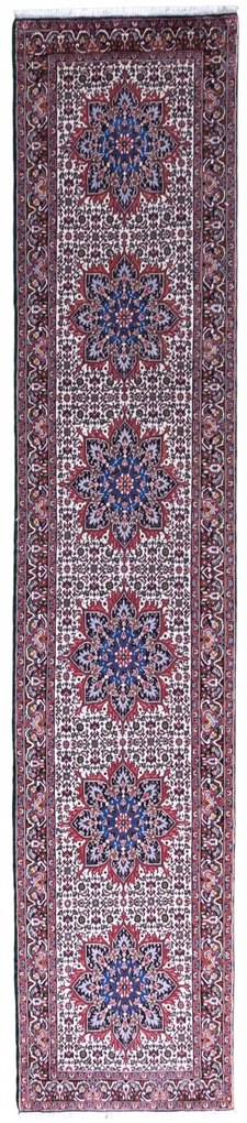 Bidjar Tappeto persiano 70x340 Beige (Iran) Annodato A Mano