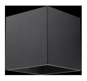 Lampada da parete nera Geo - Sollux